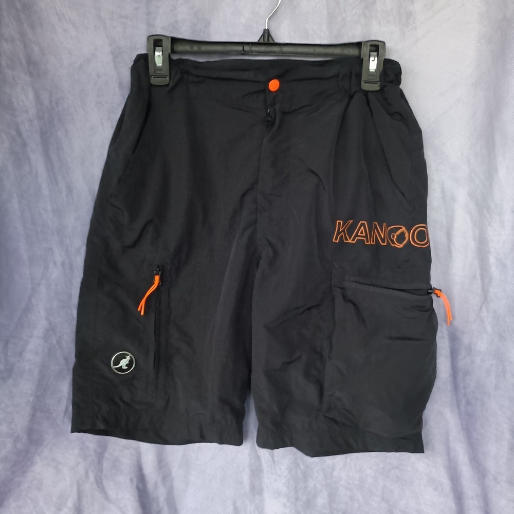 Kangol Mesh Lined Cargo Shorts Small Y2K Utility